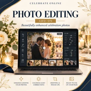 Celebrate Online Photo Edits